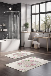 Mijölnir Juego de alfombrillas de baño CT-5221 de 2 piezas, Multicolor